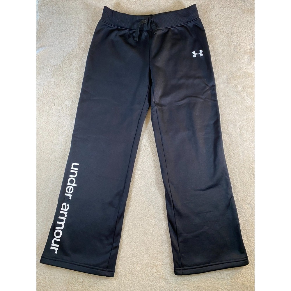 Under Armour Loose Cold Gear Youth Boys Size XL Sweatpants Black